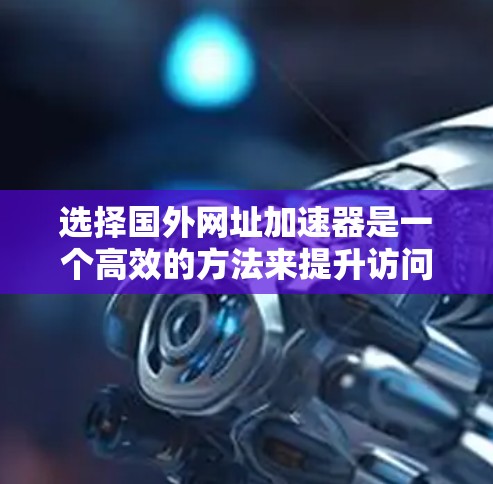 选择国外网址加速器是一个高效的方法来提升访问速度,尤其是在面对网络延迟或服务器延迟时。以下是一些推荐的加速器,并基于不同的需求进行评估