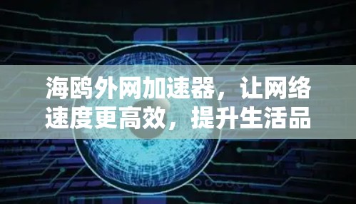 海鸥外网加速器,让网络速度更高效,提升生活品质 海鸥外网加速器,让网络速度更高效,提升生活品质