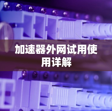 加速器外网试用使用详解