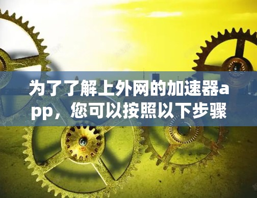为了了解上外网的加速器app，您可以按照以下步骤进行