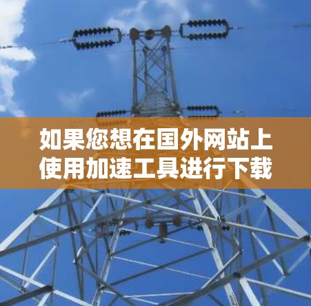 如果您想在国外网站上使用加速工具进行下载，通常可以使用加速平台或下载网站的加速功能，但需要注意以下几点