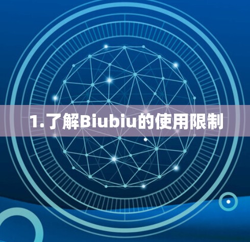 1.了解Biubiu的使用限制