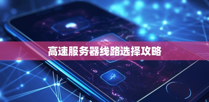 高速服务器线路选择攻略 高速服务器线路选择攻略