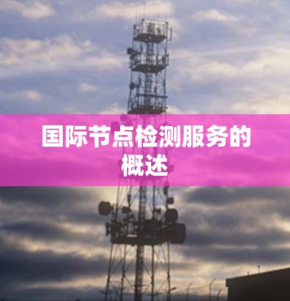 国际节点检测服务的概述 国际节点检测服务的概述