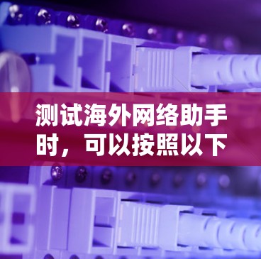 测试海外网络助手时，可以按照以下步骤进行