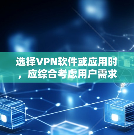 选择VPN软件或应用时,应综合考虑用户需求、设备支持、软件安全性和兼容性。以下是一些关键因素和推荐建议 选择VPN软件或应用时,应综合考虑用户需求、设备支持、软件安全性和兼容性。以下是一些关键因素和推荐建议