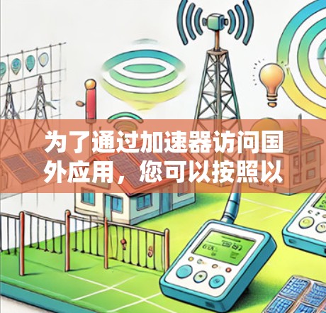 为了通过加速器访问国外应用，您可以按照以下步骤进行操作