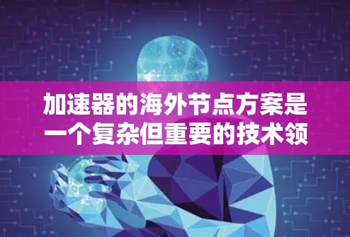 加速器的海外节点方案是一个复杂但重要的技术领域,涉及多个关键方面。以下是逐步的解决方案 加速器的海外节点方案是一个复杂但重要的技术领域,涉及多个关键方面。以下是逐步的解决方案