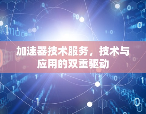 加速器技术服务,技术与应用的双重驱动 加速器技术服务,技术与应用的双重驱动