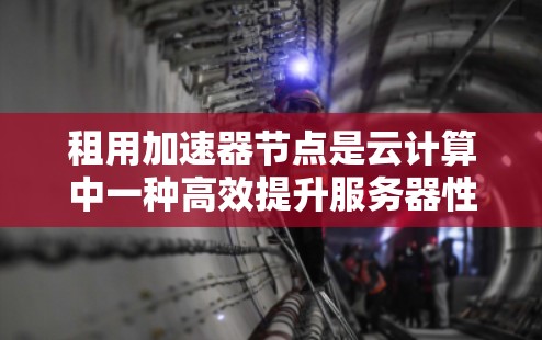 租用加速器节点是云计算中一种高效提升服务器性能的技术,通过加速服务器硬件来加快响应速度和处理能力。以下是对加速器节点租用服务的详细分析和解决方案 租用加速器节点是云计算中一种高效提升服务器性能的技术,通过加速服务器硬件来加快响应速度和处理能力。以下是对加速器节点租用服务的详细分析和解决方案